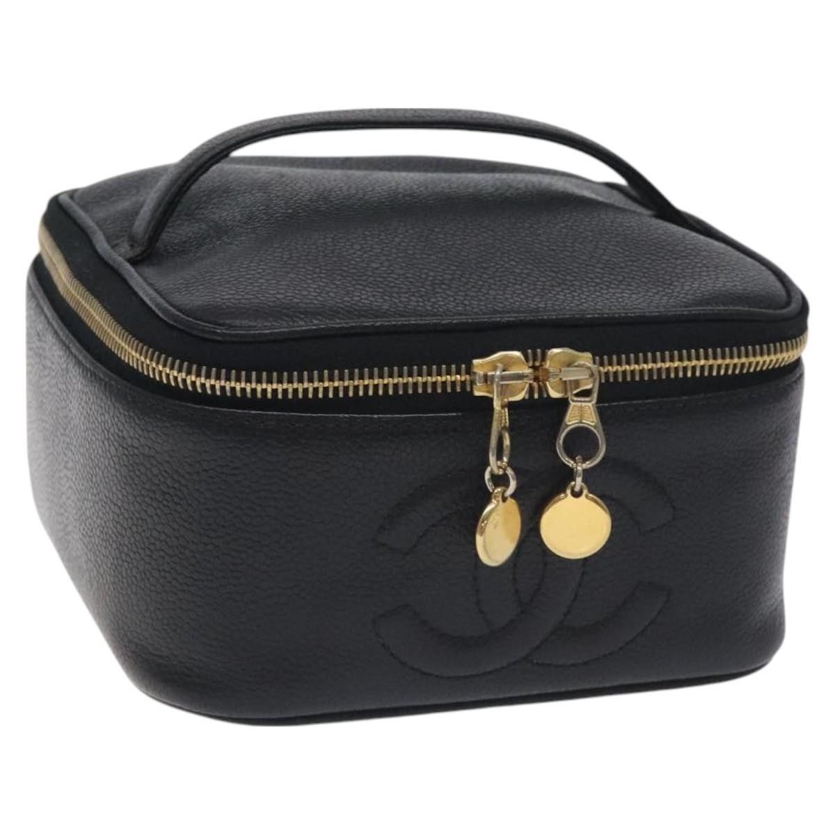 Chanel Chanel Vintage Timeless Cosmetic Case Caviar Size ONE SIZE - 16 Thumbnail