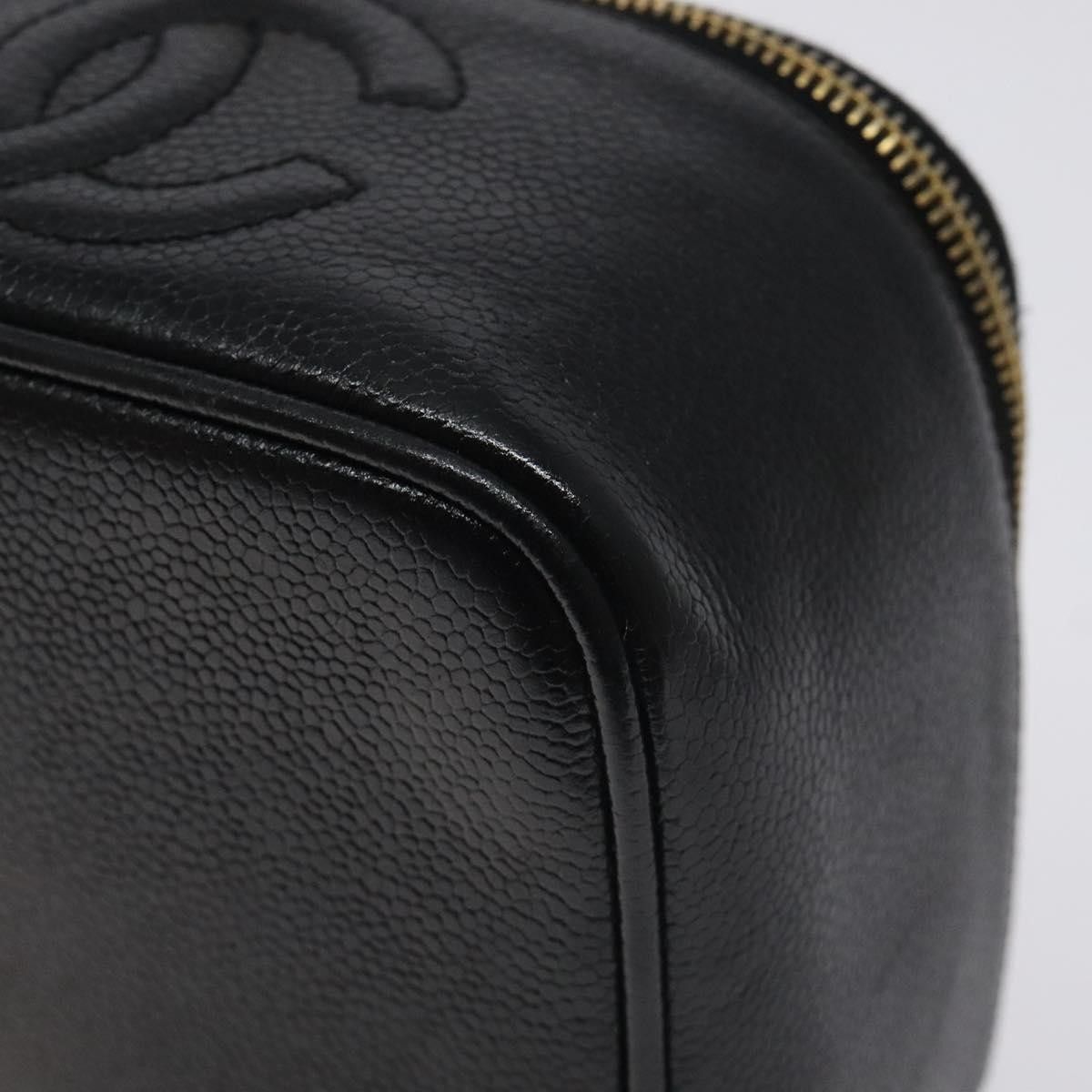 Chanel Chanel Vintage Timeless Cosmetic Case Caviar Size ONE SIZE - 9 Thumbnail