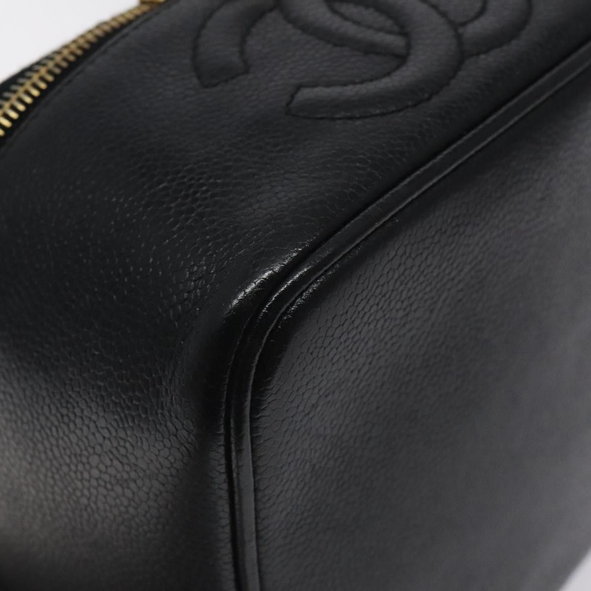 Chanel Chanel Vintage Timeless Cosmetic Case Caviar Size ONE SIZE - 8 Thumbnail