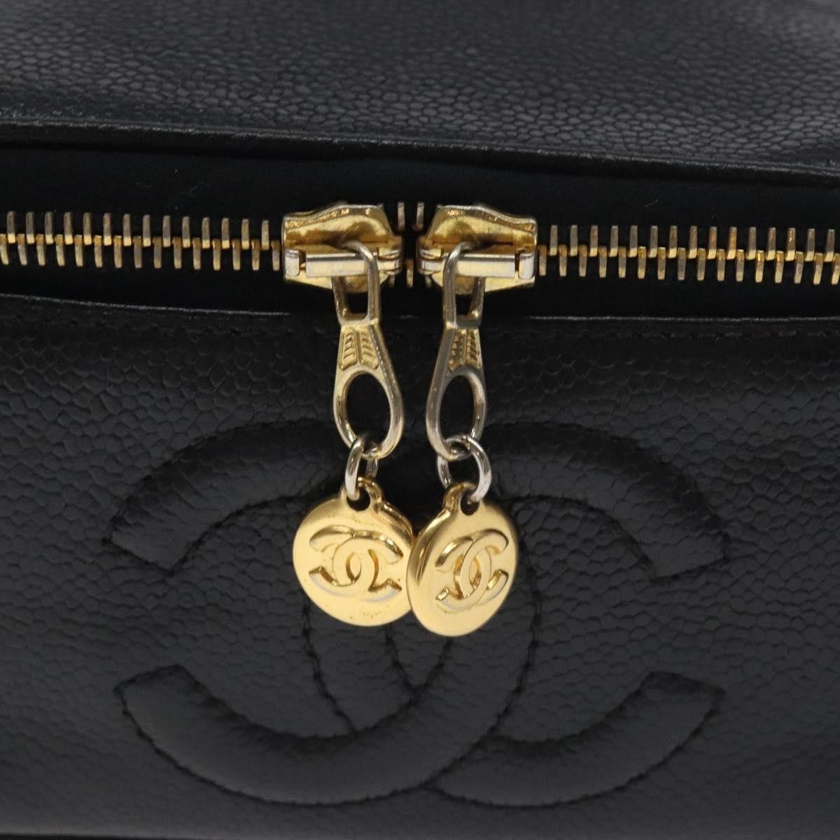 Chanel Chanel Vintage Timeless Cosmetic Case Caviar Size ONE SIZE - 12 Thumbnail