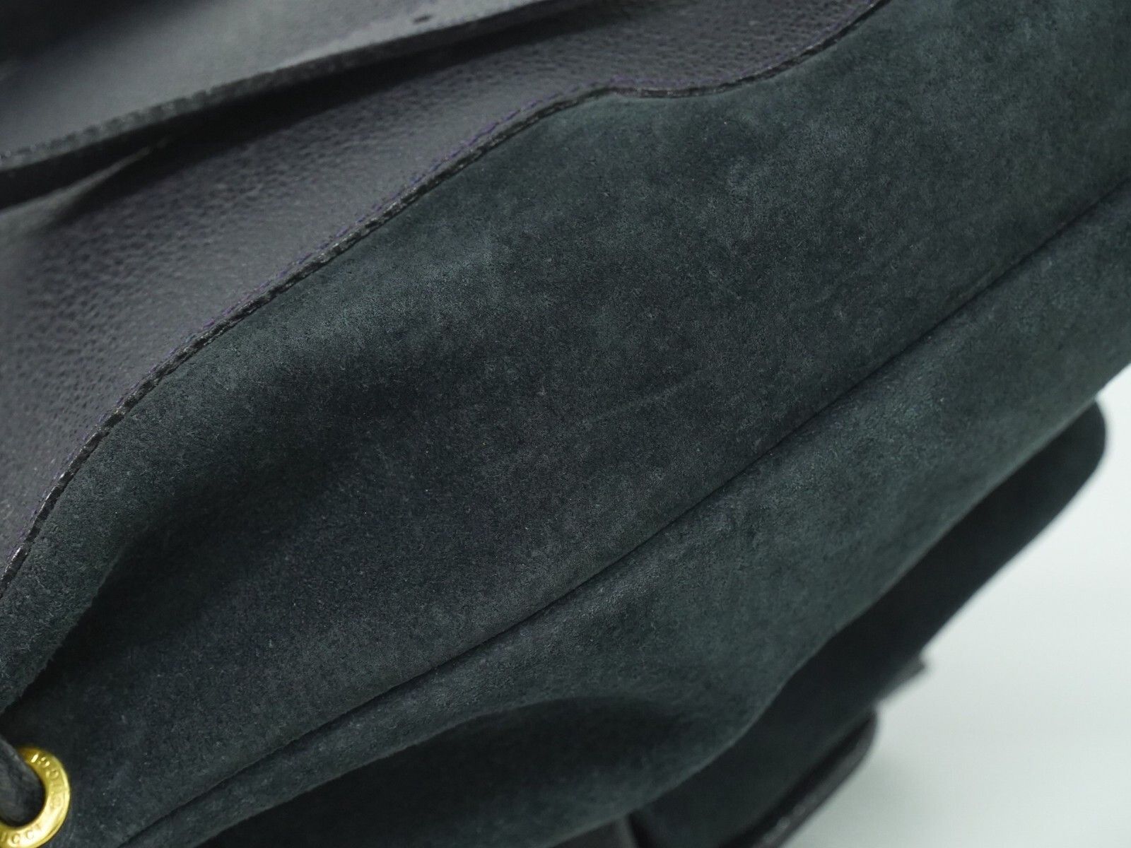 Gucci Gucci Vintage Bamboo Backpack Suede Size ONE SIZE - 12 Thumbnail