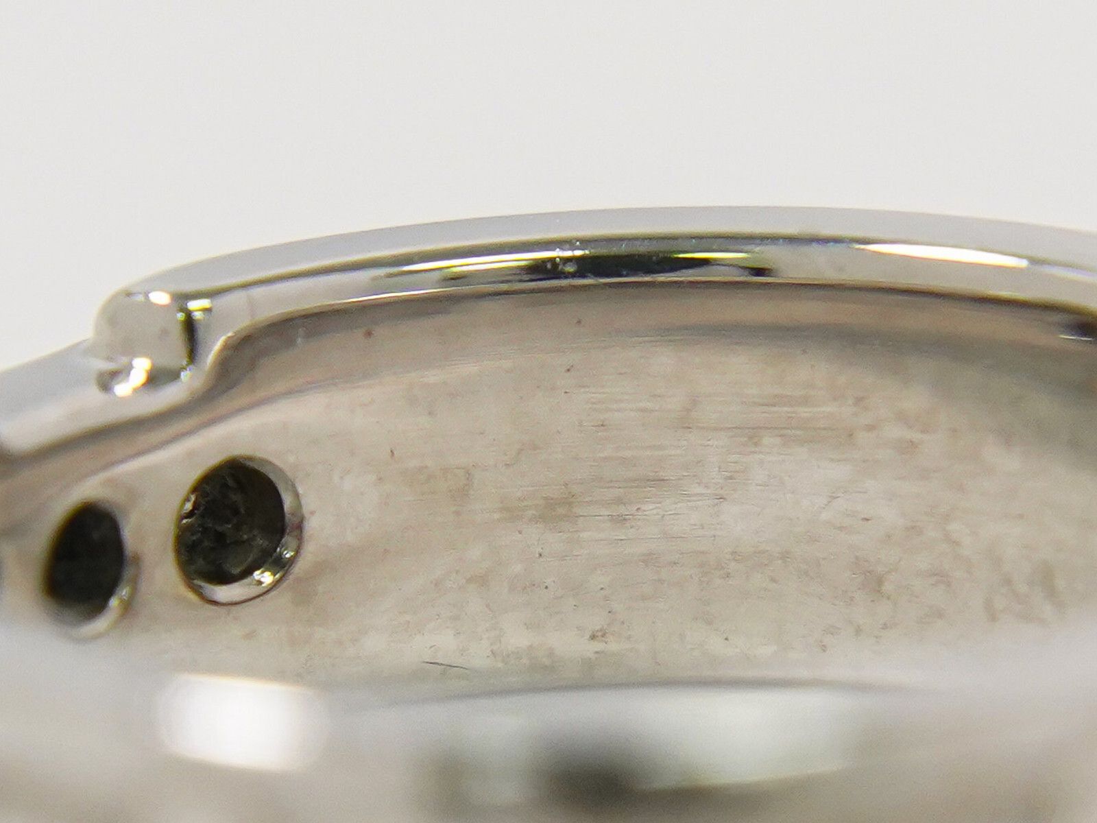 Tiffany & Co. Tiffany & Co. Atlas Band Ring 18K White Gold with Diamonds Size ONE SIZE - 8 Thumbnail