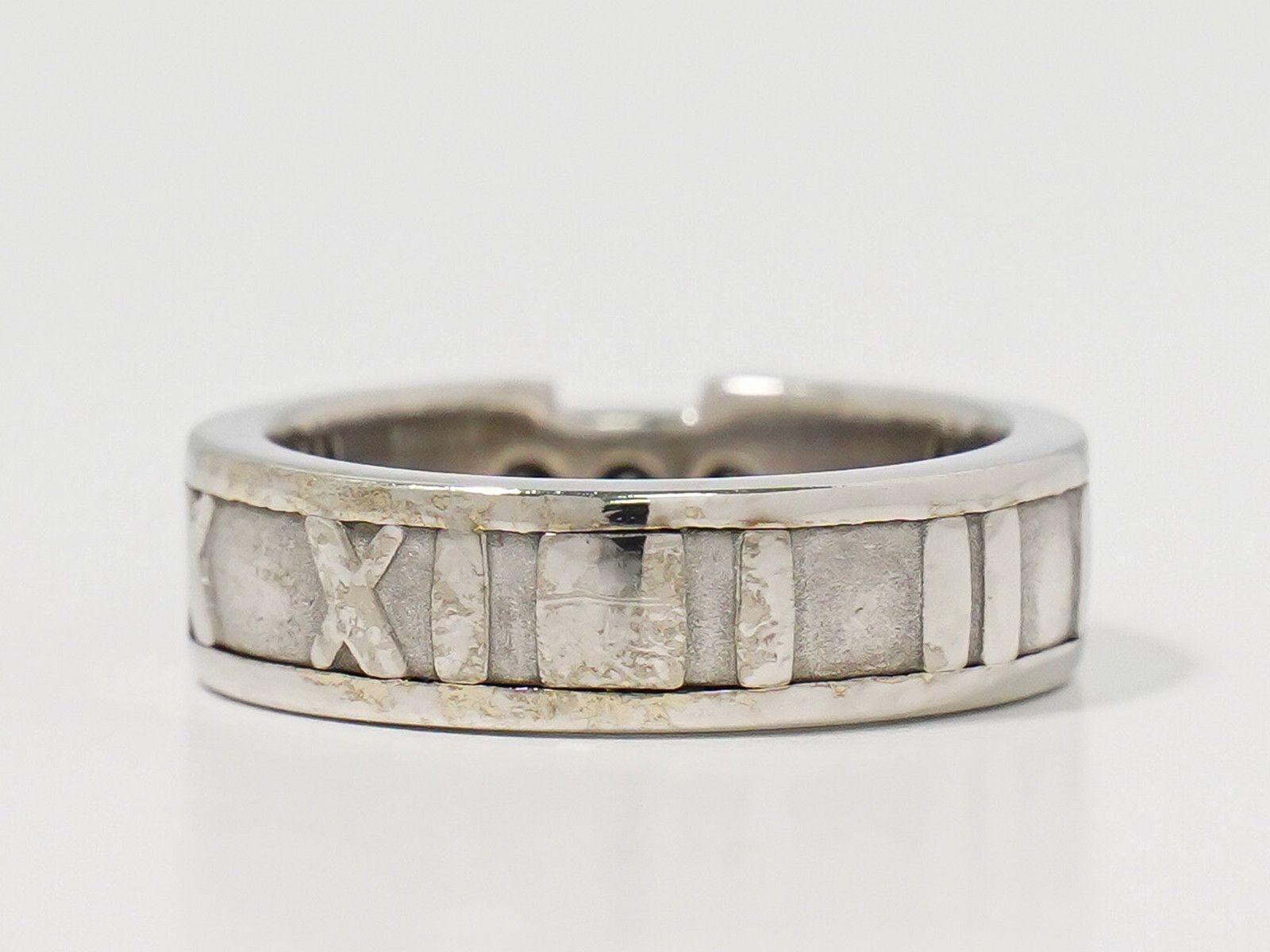 Tiffany & Co. Tiffany & Co. Atlas Band Ring 18K White Gold with Diamonds Size ONE SIZE - 2 Thumbnail