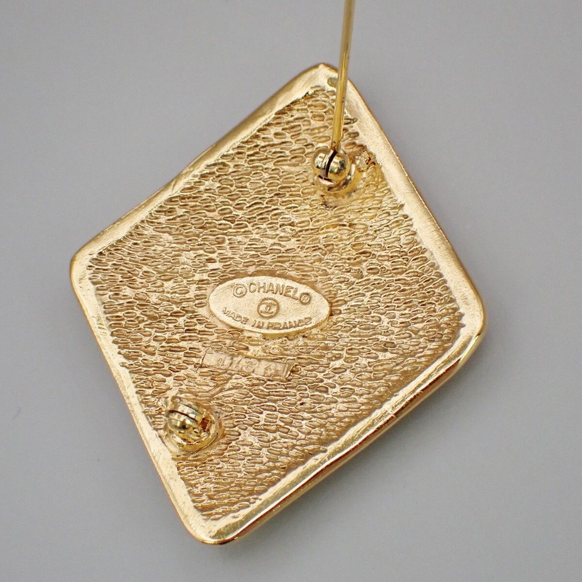 Chanel Chanel Vintage CC Diamond Brooch Metal Size ONE SIZE - 7 Thumbnail