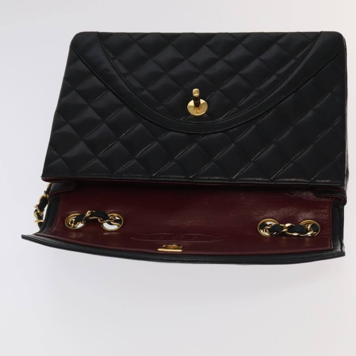 Chanel Chanel Vintage Two Tone Envelope Flap Bag Quilted Lambskin Size ONE SIZE - 19 Thumbnail