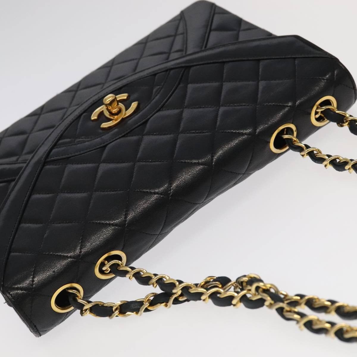 Chanel Chanel Vintage Two Tone Envelope Flap Bag Quilted Lambskin Size ONE SIZE - 17 Thumbnail