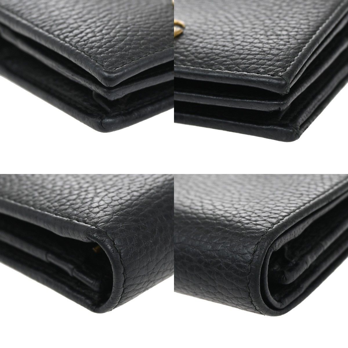 Gucci Gucci GG Marmont Flap Card Case Leather Size ONE SIZE - 7 Thumbnail