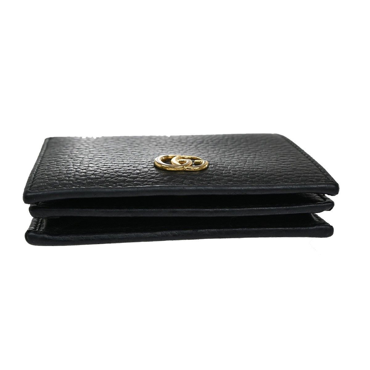 Gucci Gucci GG Marmont Flap Card Case Leather Size ONE SIZE - 12 Thumbnail