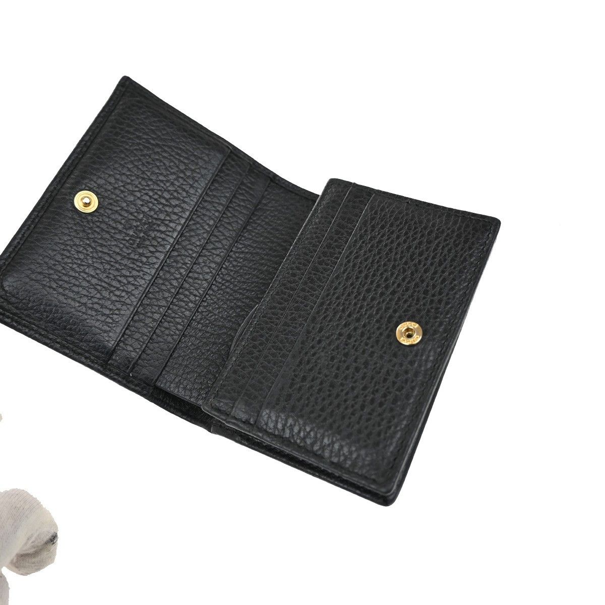 Gucci Gucci GG Marmont Flap Card Case Leather Size ONE SIZE - 5 Thumbnail