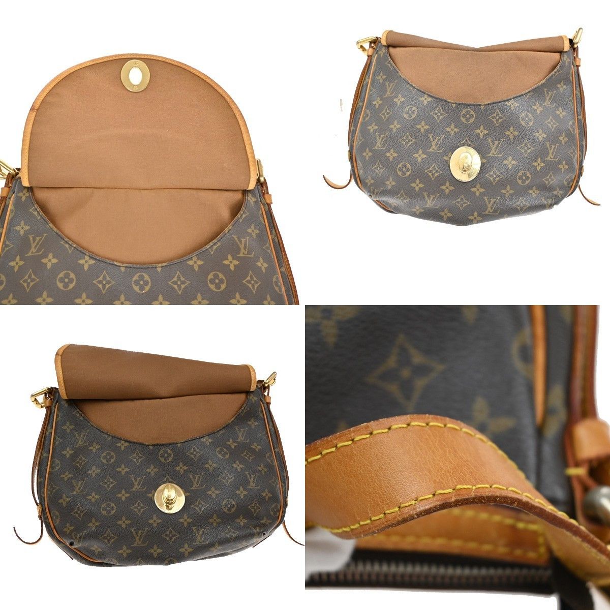 Louis Vuitton Louis Vuitton Tulum Handbag Monogram Canvas Size ONE SIZE - 12 Thumbnail