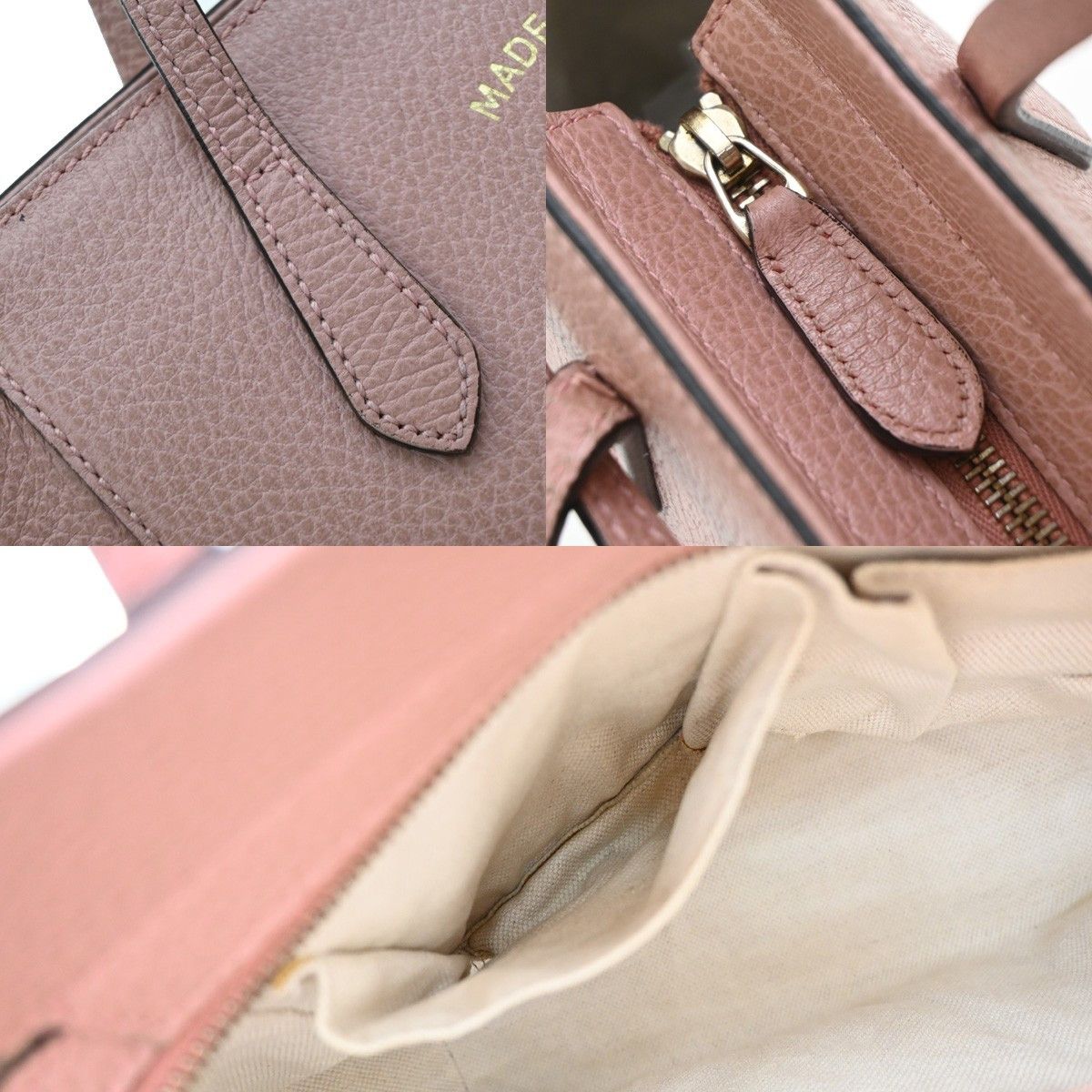 Gucci Gucci Swing Crossbody Bag Pebbled Leather Size ONE SIZE - 11 Thumbnail