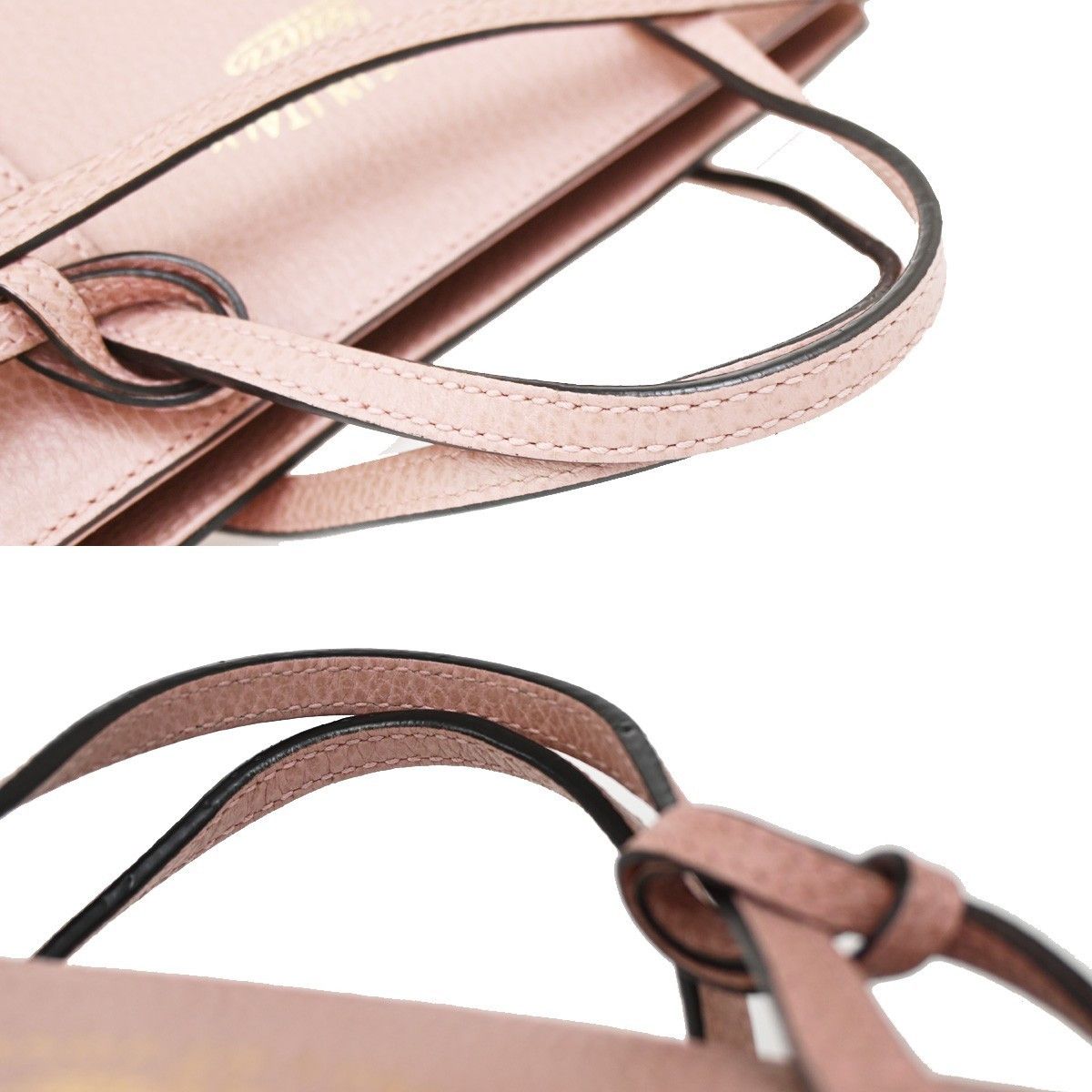 Gucci Gucci Swing Crossbody Bag Pebbled Leather Size ONE SIZE - 13 Thumbnail
