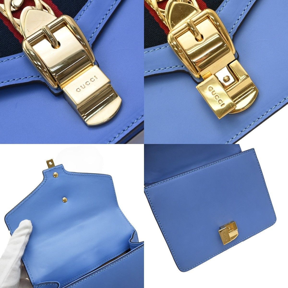 Gucci Gucci Sylvie Shoulder Bag Leather Size ONE SIZE - 12 Thumbnail