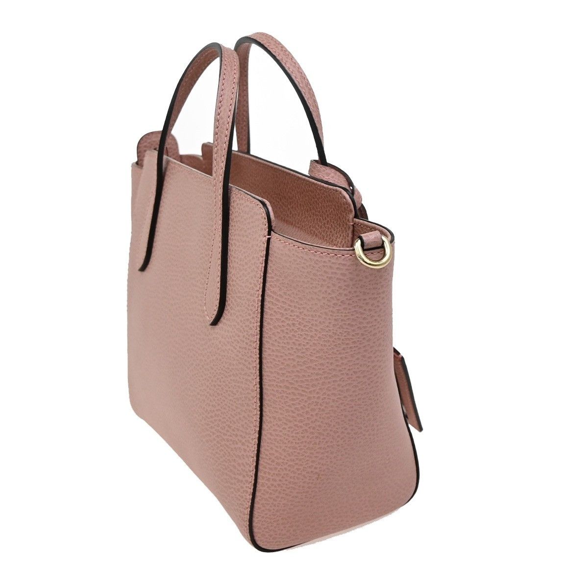Gucci Gucci Swing Crossbody Bag Pebbled Leather Size ONE SIZE - 4 Thumbnail