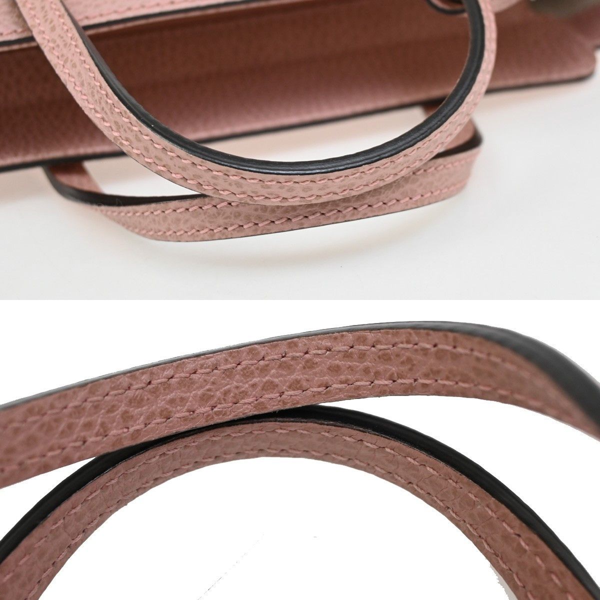 Gucci Gucci Swing Crossbody Bag Pebbled Leather Size ONE SIZE - 12 Thumbnail