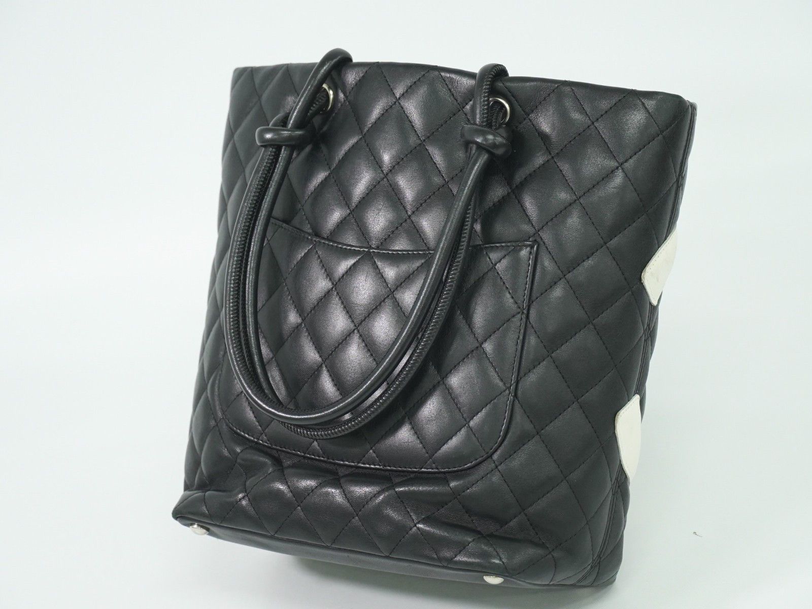 Chanel Chanel Cambon Tote Quilted Leather Size ONE SIZE - 2 Thumbnail