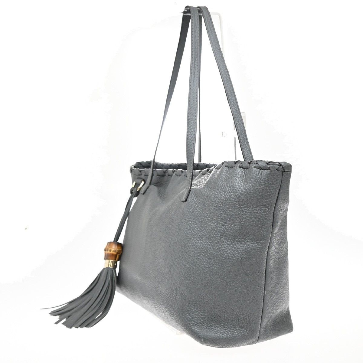 Gucci Gucci Bamboo Tassel Tote Leather Size ONE SIZE - 3 Thumbnail