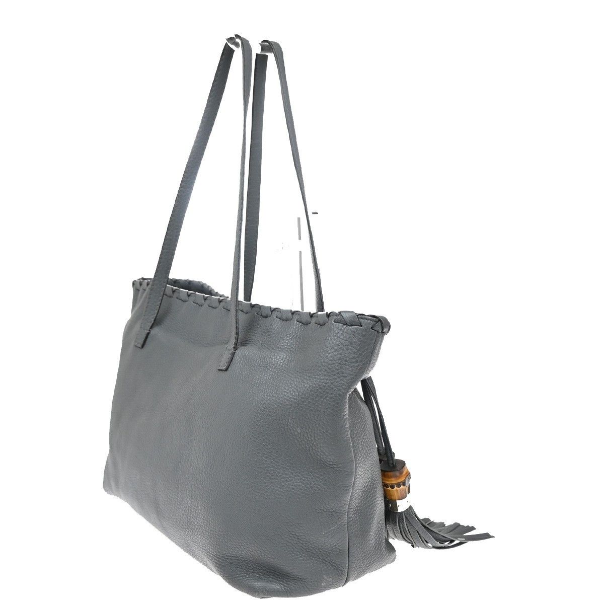 Gucci Gucci Bamboo Tassel Tote Leather Size ONE SIZE - 4 Thumbnail