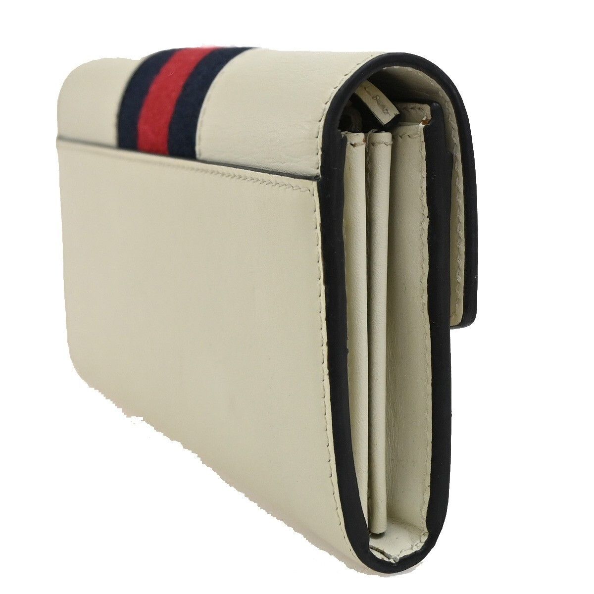 Gucci Gucci Sylvie Continental Wallet Leather Size ONE SIZE - 3 Thumbnail