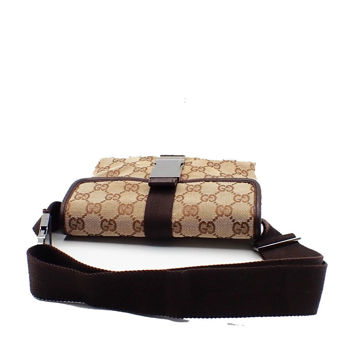 Gucci Gucci Buckle Belt Bag GG Canvas Size ONE SIZE - 8 Thumbnail