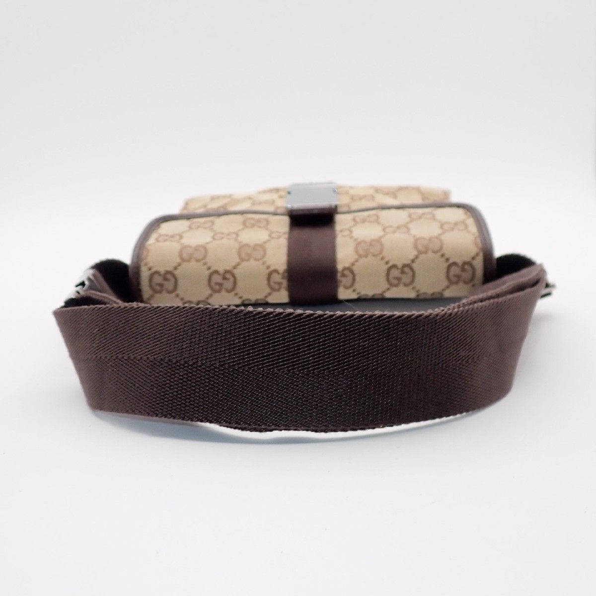 Gucci Gucci Buckle Belt Bag GG Canvas Size ONE SIZE - 14 Thumbnail