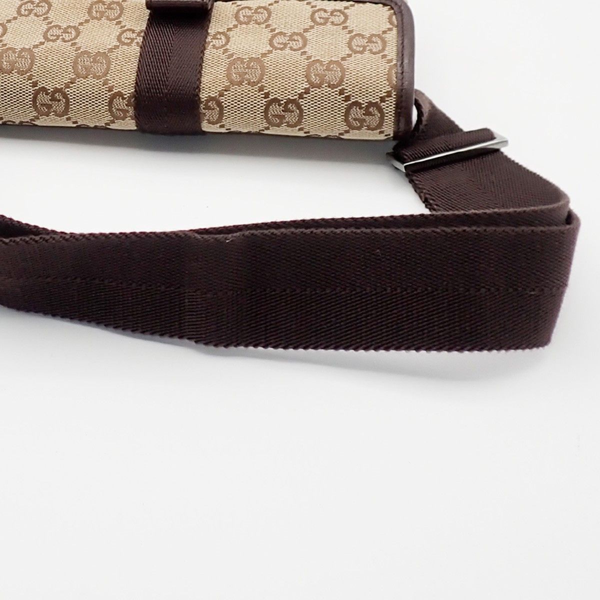 Gucci Gucci Buckle Belt Bag GG Canvas Size ONE SIZE - 18 Thumbnail