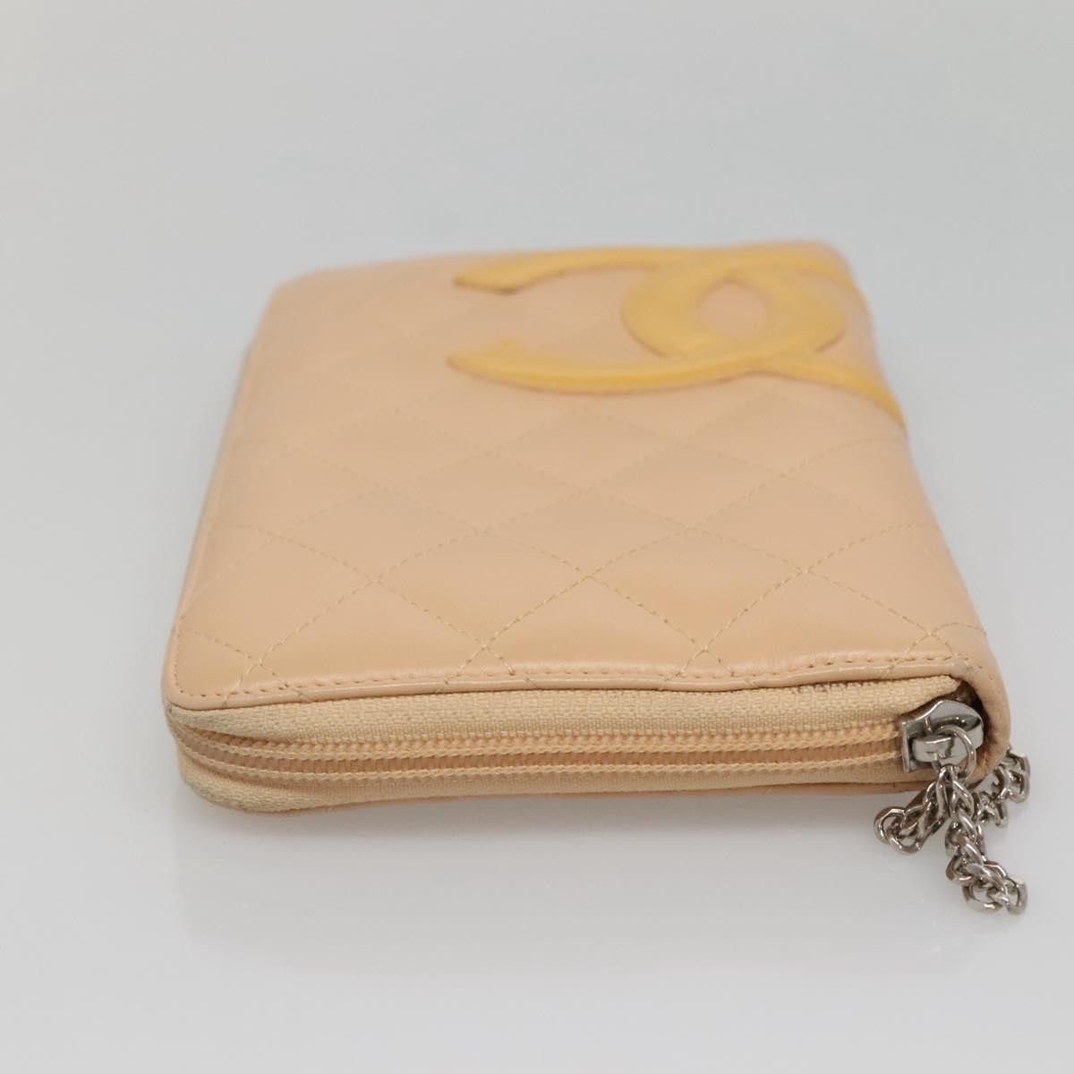 Chanel Chanel Cambon Zip Around Organizer Wallet Quilted Lambskin Size ONE SIZE - 4 Thumbnail