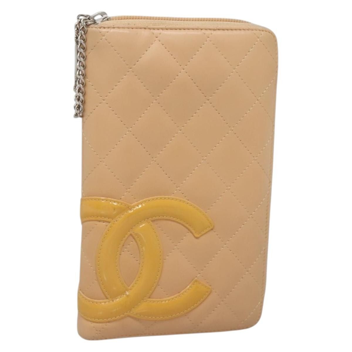 Chanel Chanel Cambon Zip Around Organizer Wallet Quilted Lambskin Size ONE SIZE - 22 Thumbnail