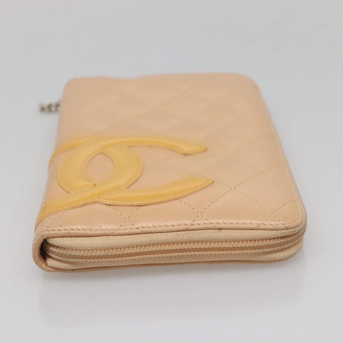 Chanel Chanel Cambon Zip Around Organizer Wallet Quilted Lambskin Size ONE SIZE - 3 Thumbnail