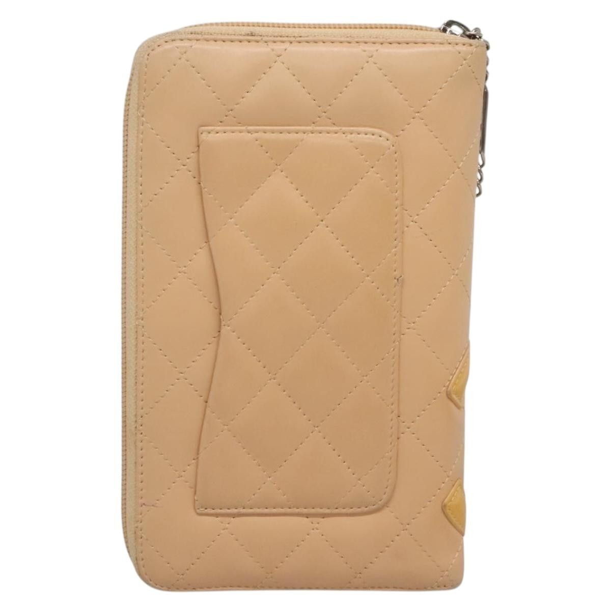Chanel Chanel Cambon Zip Around Organizer Wallet Quilted Lambskin Size ONE SIZE - 2 Thumbnail
