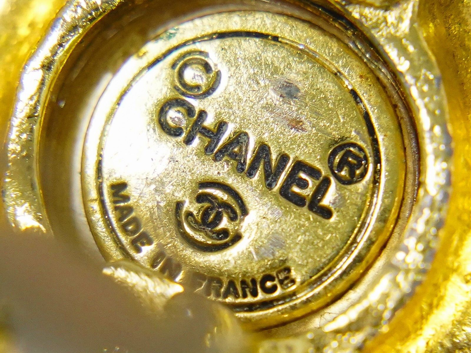 Chanel Chanel CC Hoop Clip-On Earrings Crystal Embellished Metal Size ONE SIZE - 5 Thumbnail