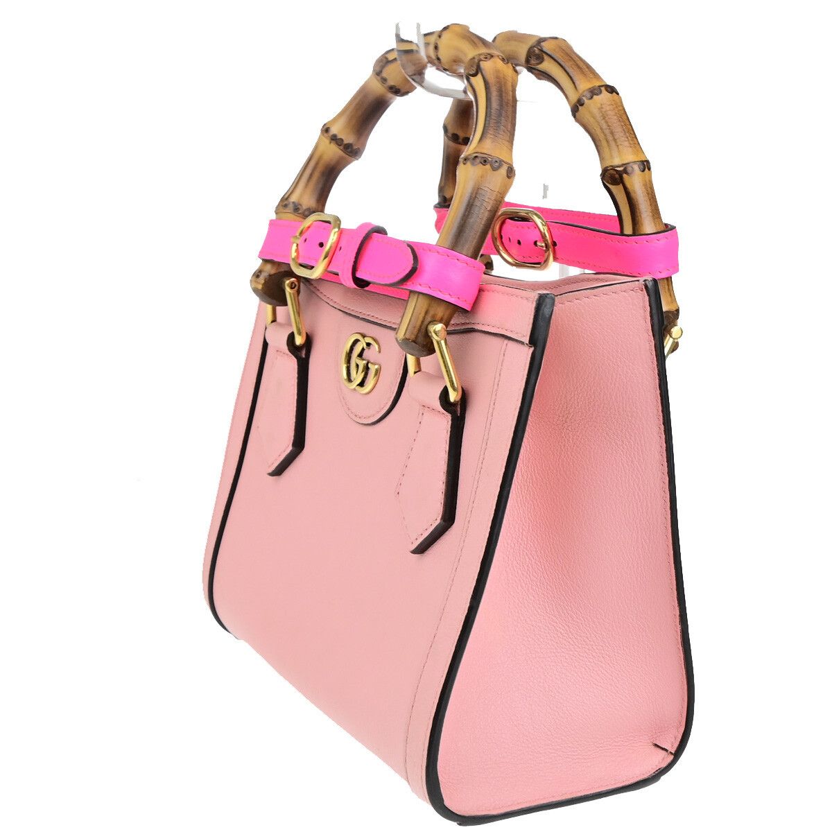 Gucci Gucci Diana NM Bamboo Handle Tote Leather Size ONE SIZE - 3 Thumbnail