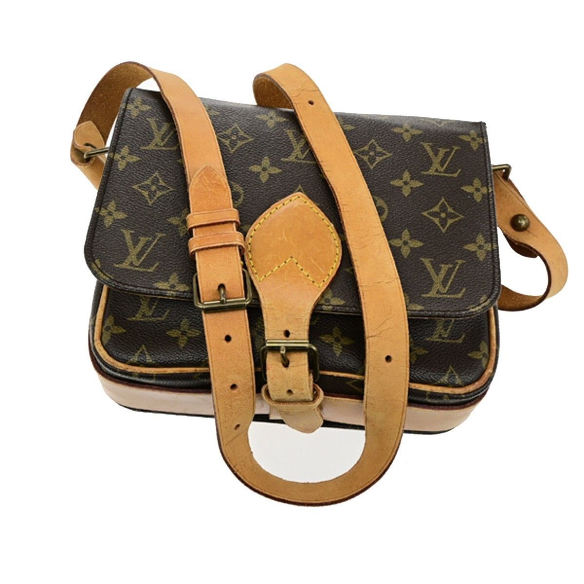 Louis Vuitton Louis Vuitton Cartouchiere Handbag Monogram Canvas Size ONE SIZE - 14 Thumbnail