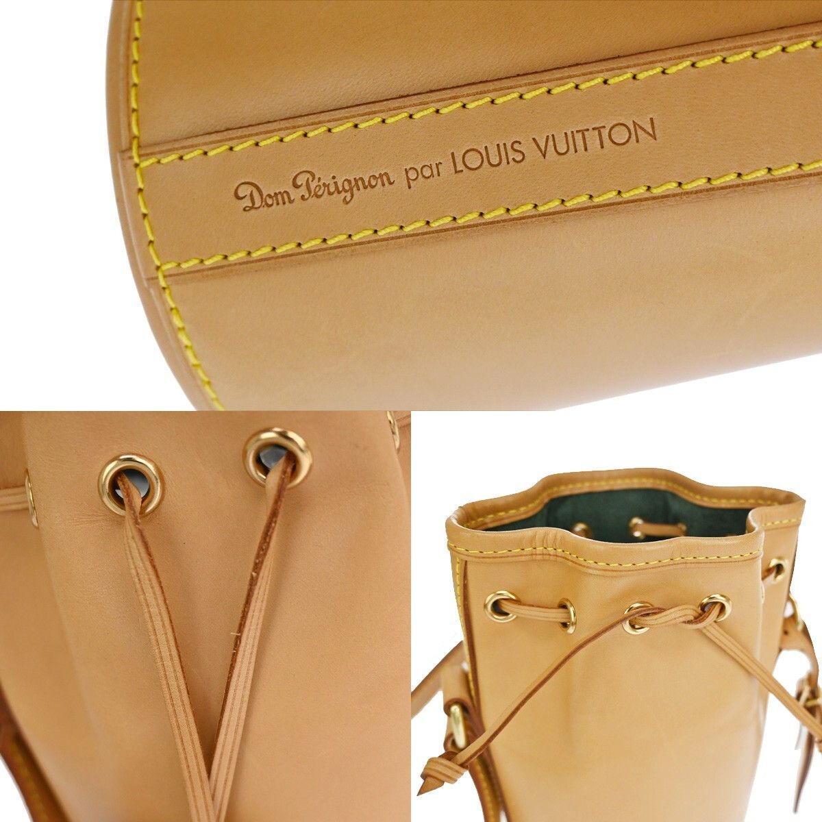 Louis Vuitton Louis Vuitton Limited Edition Dom Perignon Champagne Carrier Vachetta Leather Size ONE SIZE - 12 Thumbnail