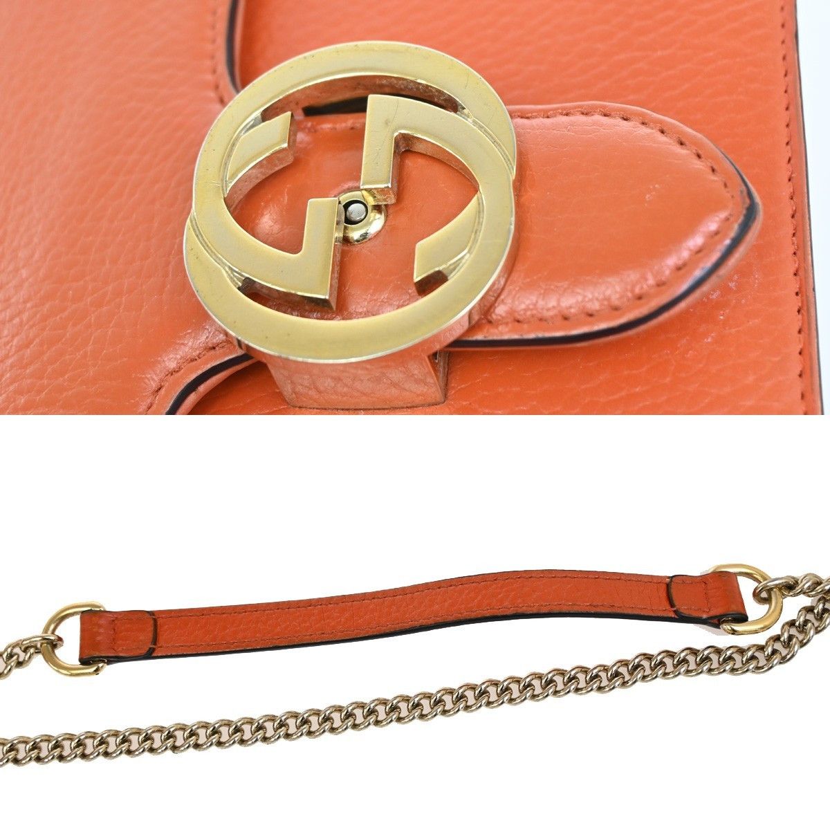 Gucci Gucci Interlocking Shoulder Bag Leather Size ONE SIZE - 15 Thumbnail