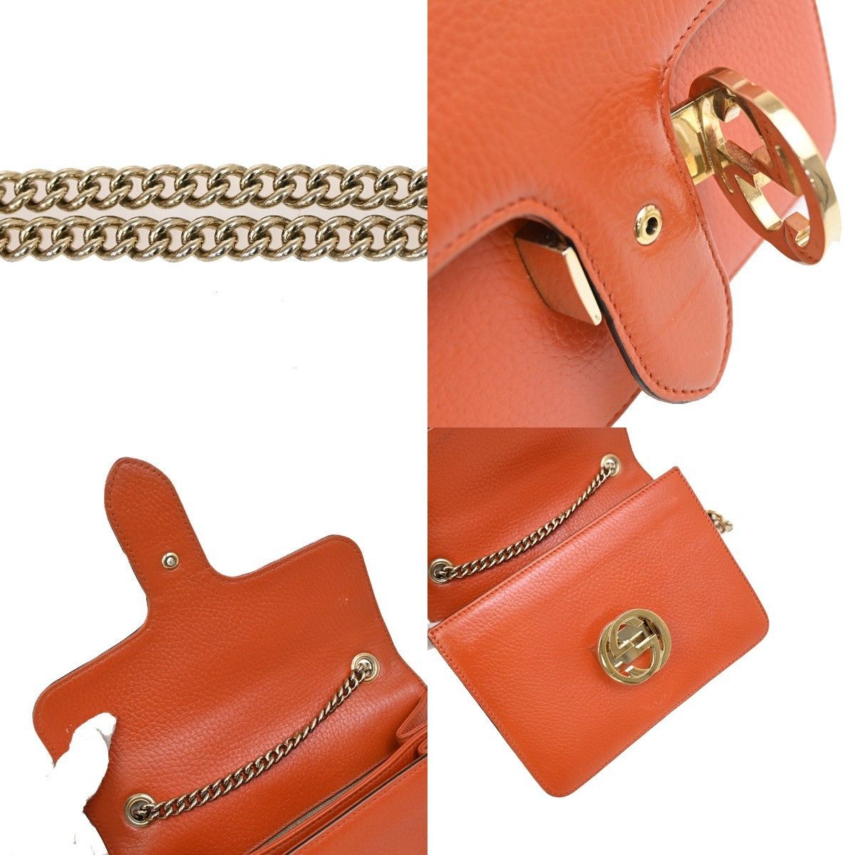 Gucci Gucci Interlocking Shoulder Bag Leather Size ONE SIZE - 11 Thumbnail