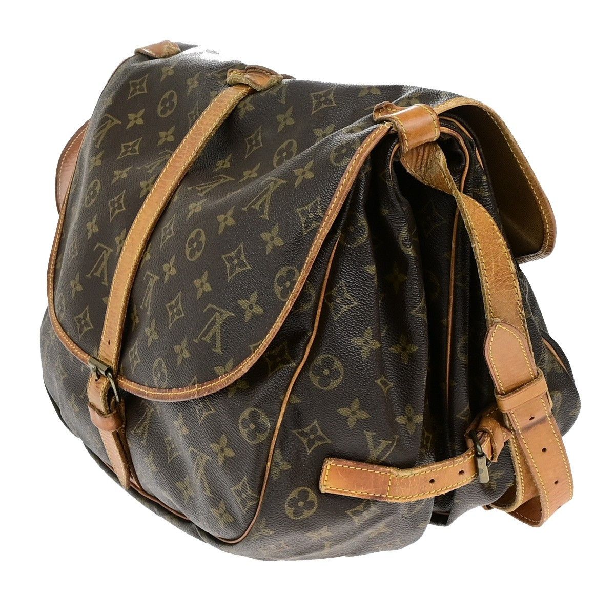 Louis Vuitton Louis Vuitton Saumur Handbag Monogram Canvas Size ONE SIZE - 4 Thumbnail