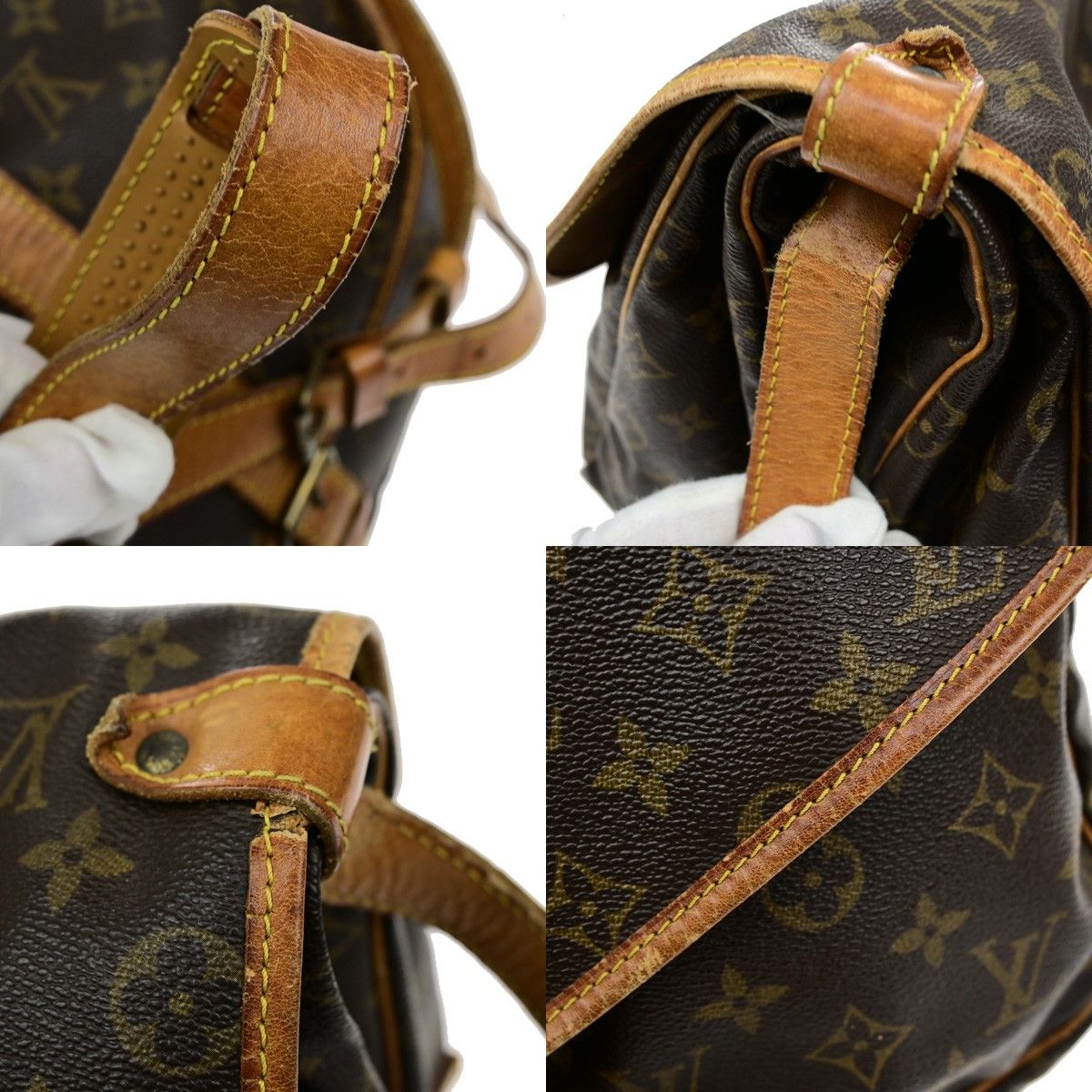 Louis Vuitton Louis Vuitton Saumur Handbag Monogram Canvas Size ONE SIZE - 10 Thumbnail