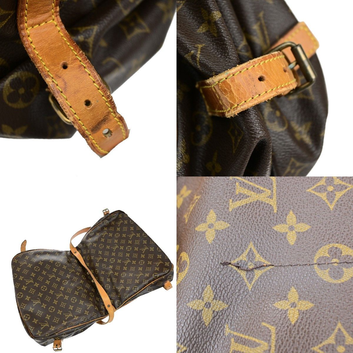 Louis Vuitton Louis Vuitton Saumur Handbag Monogram Canvas Size ONE SIZE - 23 Thumbnail