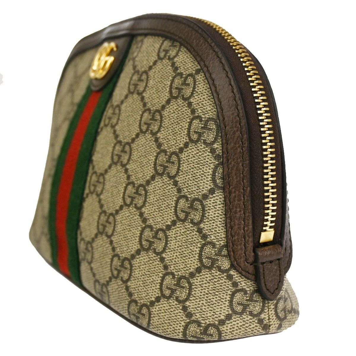 Gucci Gucci Ophidia Cosmetic Pouch GG Coated Canvas Size ONE SIZE - 3 Thumbnail