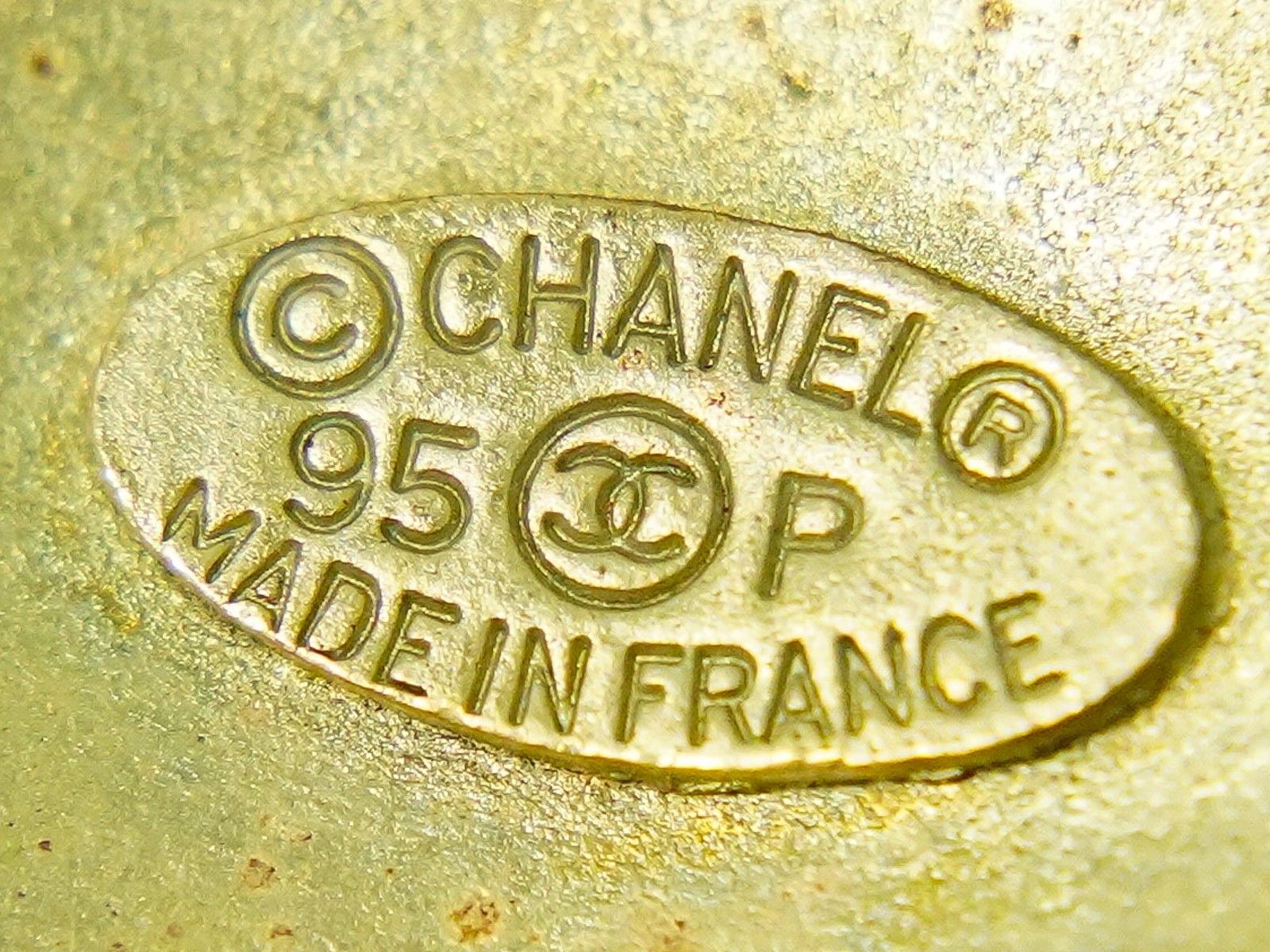 Chanel Chanel CC Hoop Clip-On Earrings Crystal Embellished Metal Size ONE SIZE - 5 Thumbnail