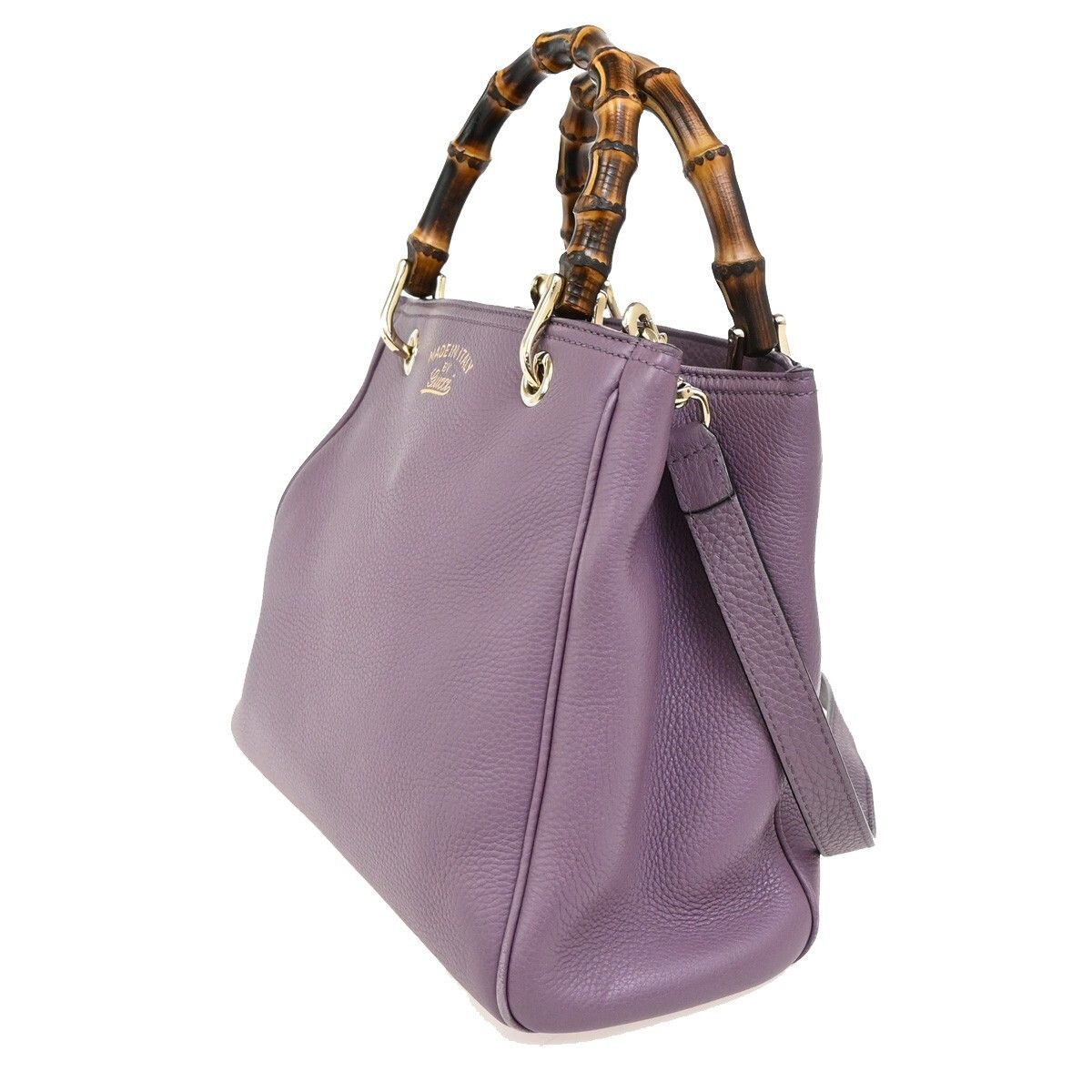 Gucci Gucci Bamboo shopper bag Leather Size ONE SIZE - 3 Thumbnail