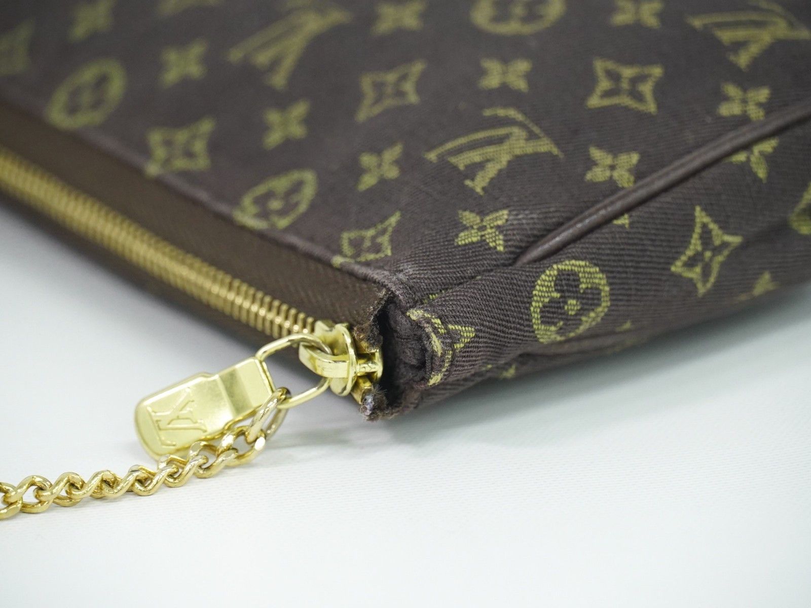 Louis Vuitton Louis Vuitton Mini pochette accessoire Min Lin Canvas Size ONE SIZE - 11 Thumbnail