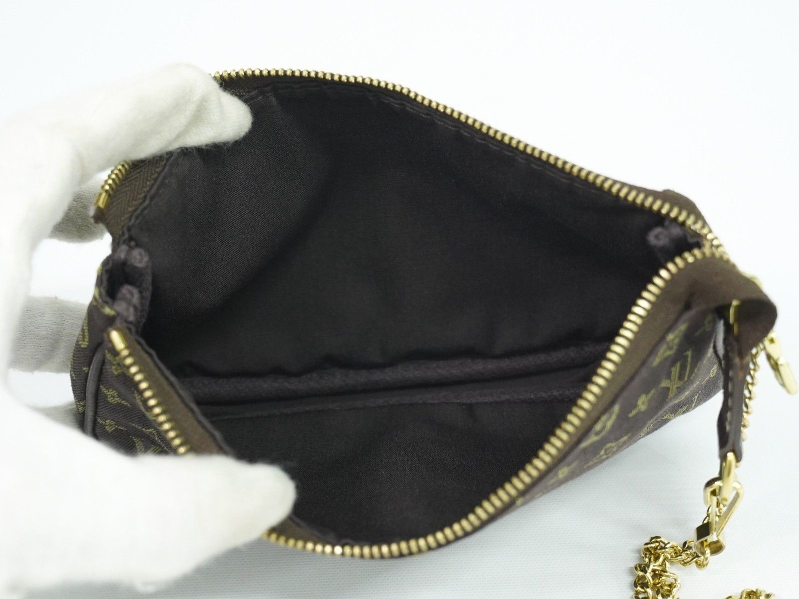 Louis Vuitton Louis Vuitton Mini pochette accessoire Min Lin Canvas Size ONE SIZE - 3 Thumbnail