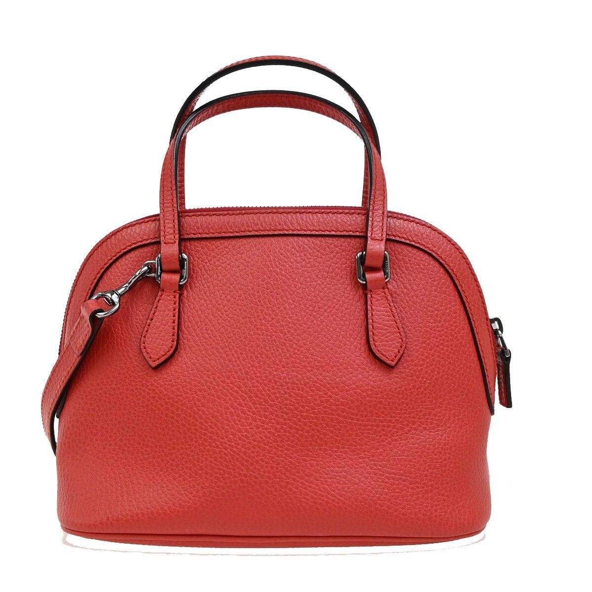 Gucci Gucci Web Convertible Dome Satchel Leather Size ONE SIZE - 2 Thumbnail