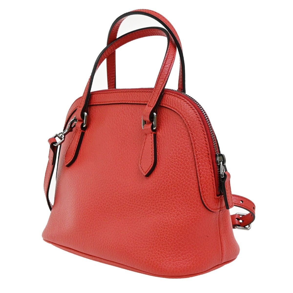 Gucci Gucci Web Convertible Dome Satchel Leather Size ONE SIZE - 4 Thumbnail