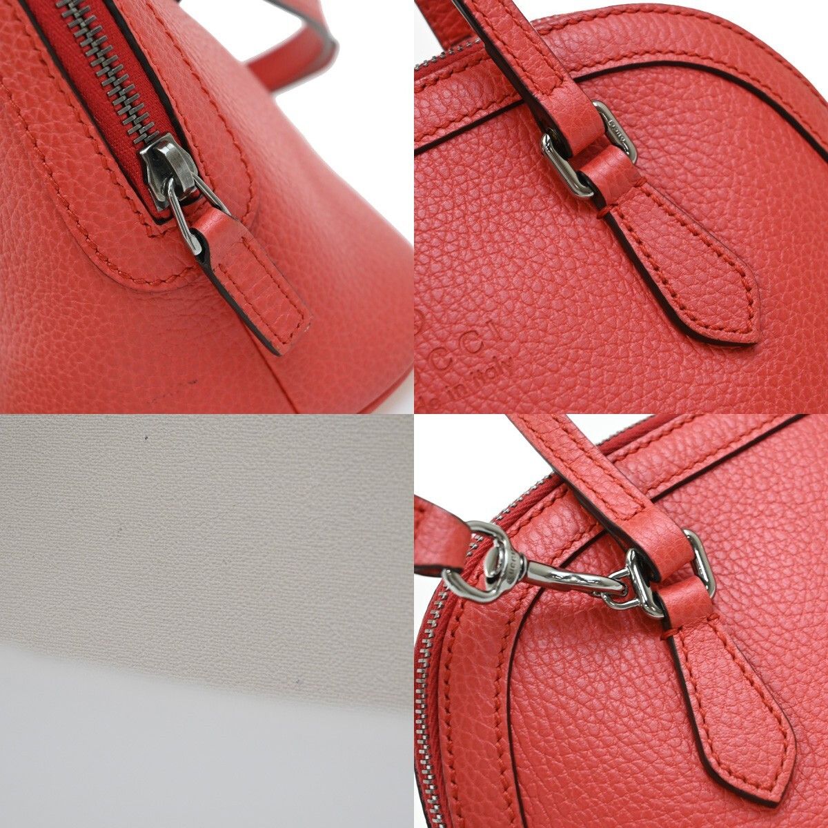 Gucci Gucci Web Convertible Dome Satchel Leather Size ONE SIZE - 10 Thumbnail