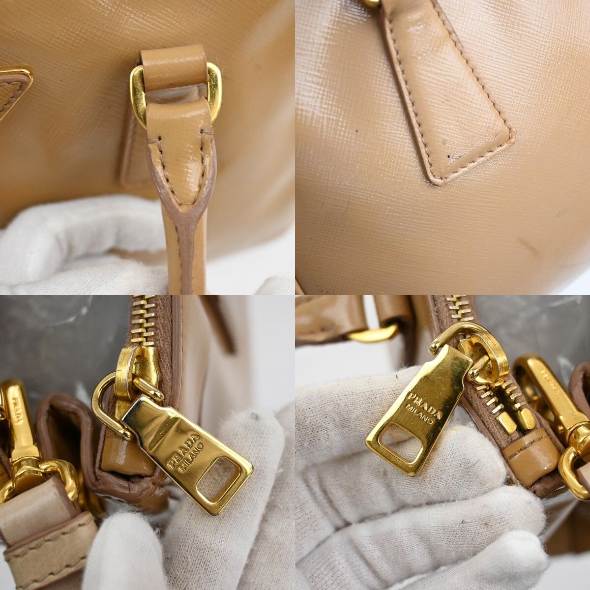Prada Prada Galleria Double Zip Tote Patent leather Size ONE SIZE - 10 Thumbnail