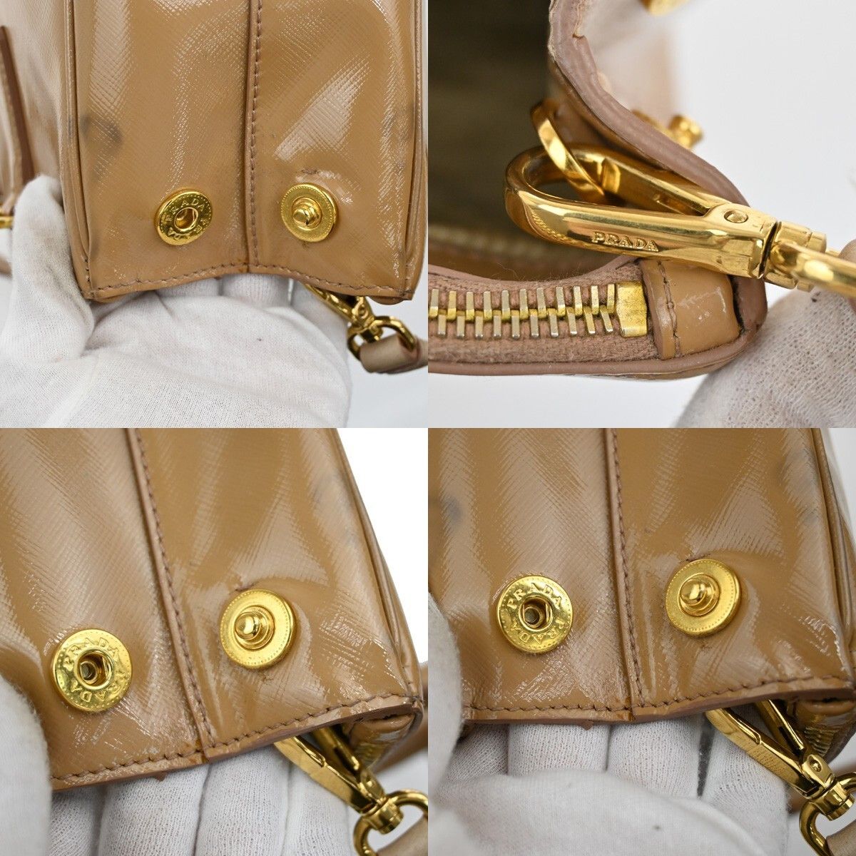 Prada Prada Galleria Double Zip Tote Patent leather Size ONE SIZE - 11 Thumbnail