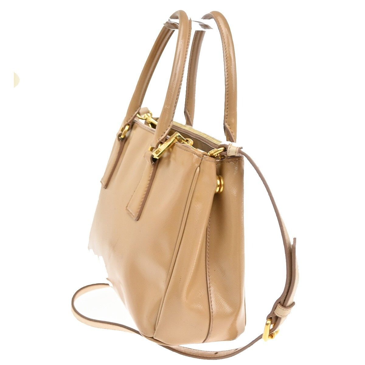 Prada Prada Galleria Double Zip Tote Patent leather Size ONE SIZE - 4 Thumbnail